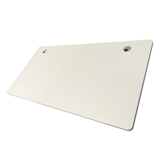 VWINDESK Wooden Material 80 inch MDF Desktop or Tabletop Only, Matching with Electric Adjustable Standing Desk Frame,with 80mm gromment Holes,White Color(80" x 30" x 1")
