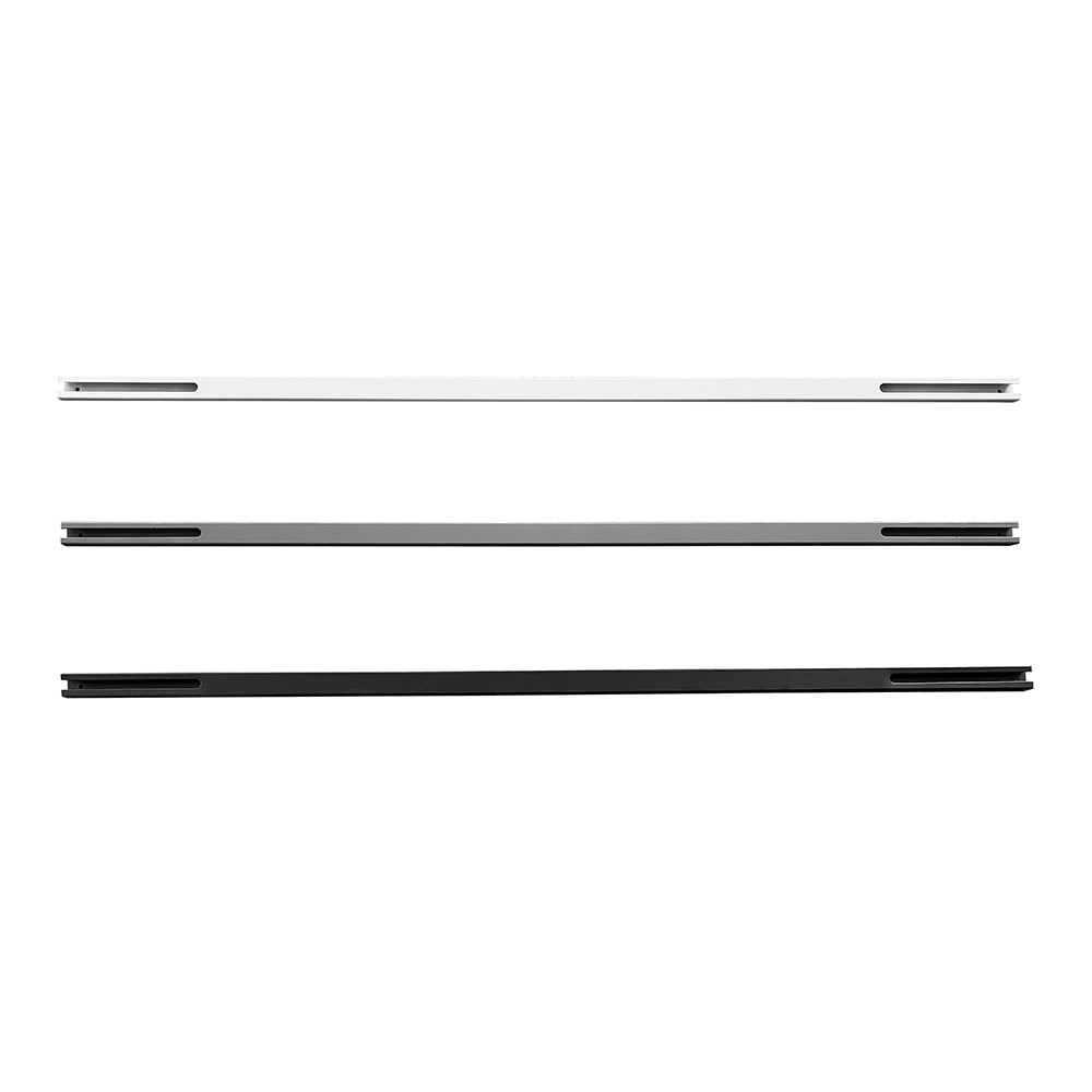 VWINDESK Rail central allongé de 1 200 mm de long pour permettre au bureau debout de contenir des tables jusqu'à 90 pouces, blanc