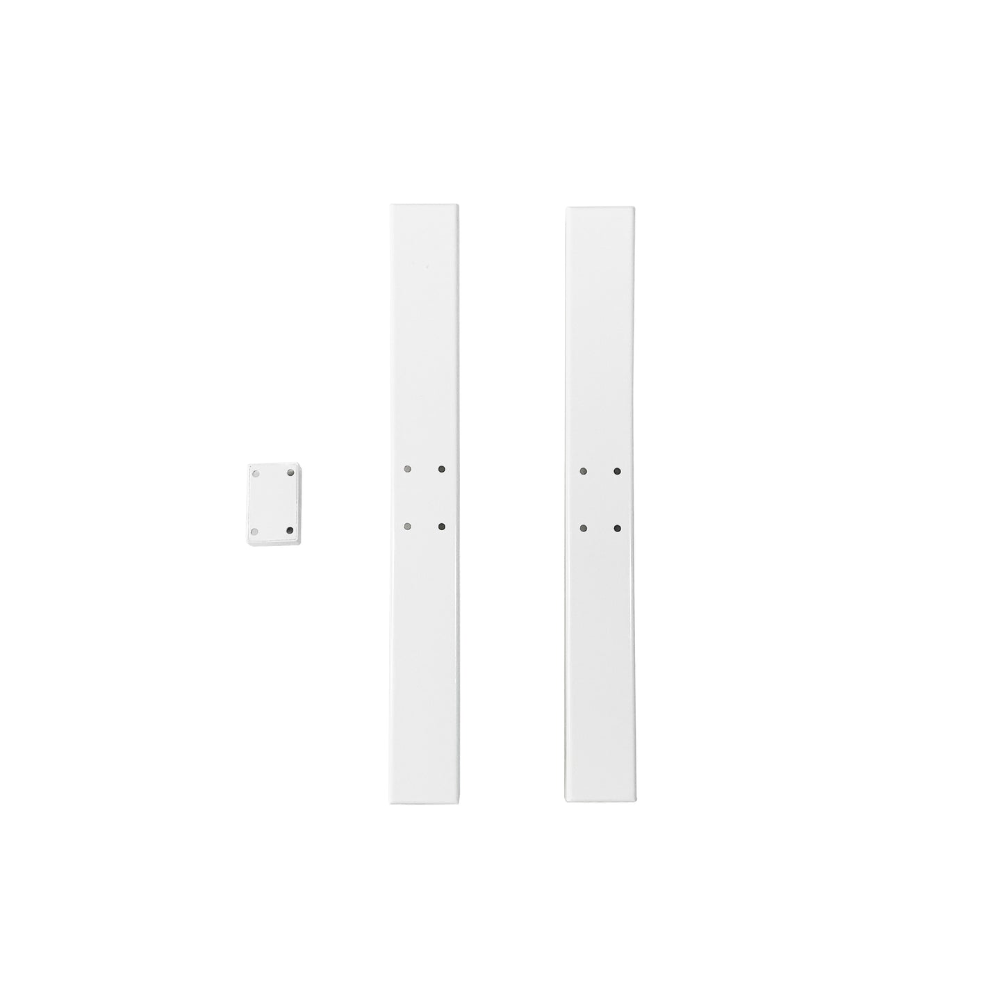 VWINDESK Pie individual más pequeño/corto de 60 cm de largo para reemplazar escritorios de pie de altura ajustable