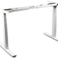 VWINDESK VJ201-S3 Cadre de bureau assis-debout électrique réglable en hauteur uniquement/assis debout – Base de bureau motorisée à 3 segments à deux moteurs uniquement, blanc
