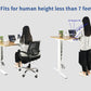 VWINDESK VJ201-S3 Cadre de bureau assis-debout électrique réglable en hauteur uniquement/assis debout – Base de bureau motorisée à 3 segments à deux moteurs uniquement, blanc