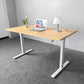VWINDESK Matériau en bois MDF de 203,2 cm pour bureau ou table uniquement, assorti au cadre de bureau réglable électriquement, avec trous pour œillets de 80 mm, couleur naturelle (203,2 x 76,2 x 2,5 cm).