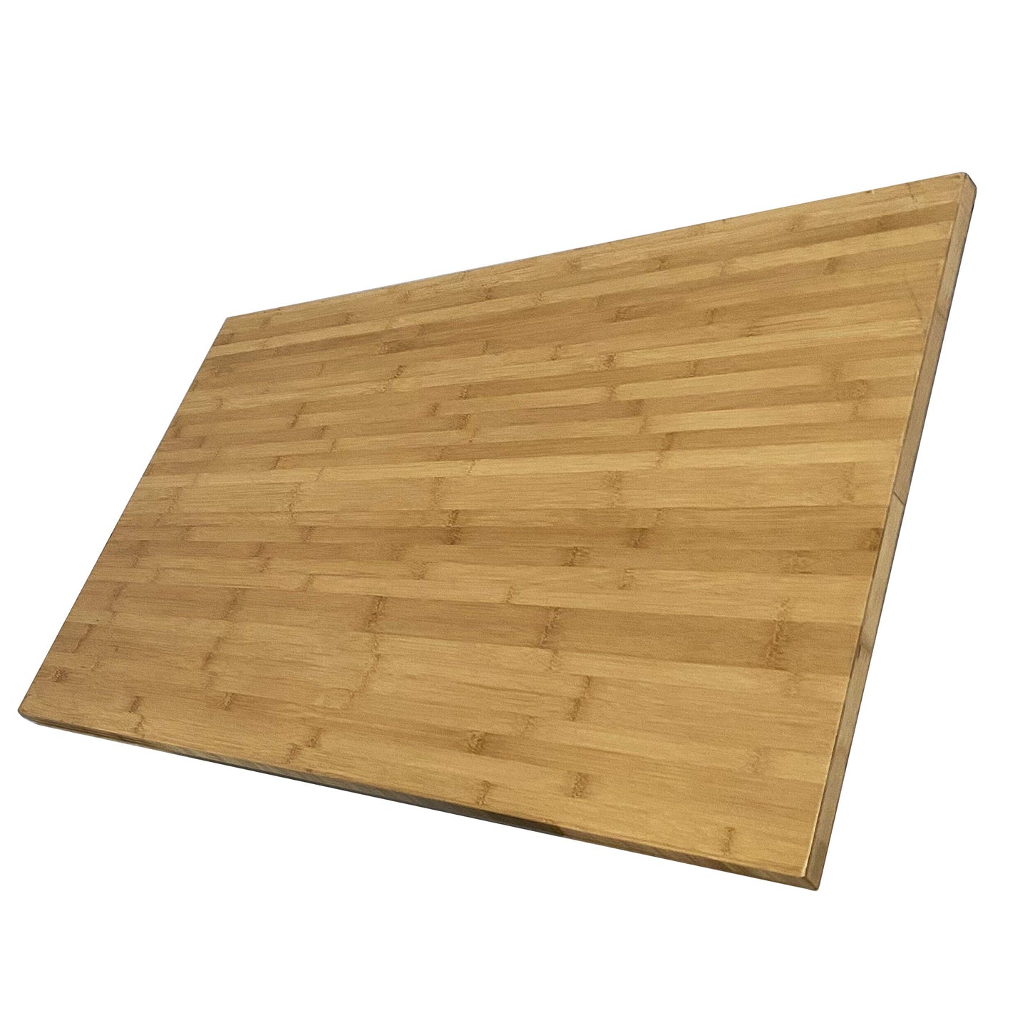 VWINDESK Mesa de escritorio de bambú 100 % macizo, 48 x 27,5 x 1 pulgada solamente, para escritorio de pie, escritorio de oficina en casa (ángulo recto)