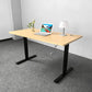 VWINDESK Wooden Material 80 inch MDF Desktop or Tabletop Only, Matching with Electric Adjustable Standing Desk Frame,with 80mm gromment Holes,Natural Color(80" x 30" x 1")