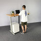 VWINDESK Mesa de escritorio de bambú natural de 80 pulgadas solamente, a juego con marco de escritorio eléctrico ajustable, duradera, sostenible con orificios para ojales de 80 mm (80" x 30" x 1") ángulos redondos